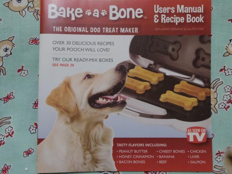 激レア　新品　犬のおやつメーカーBake a Bone　骨型　レシピブックレット Amazon.co.jp: 犬のおやつメーカーBake a Bone 骨型 レシピ